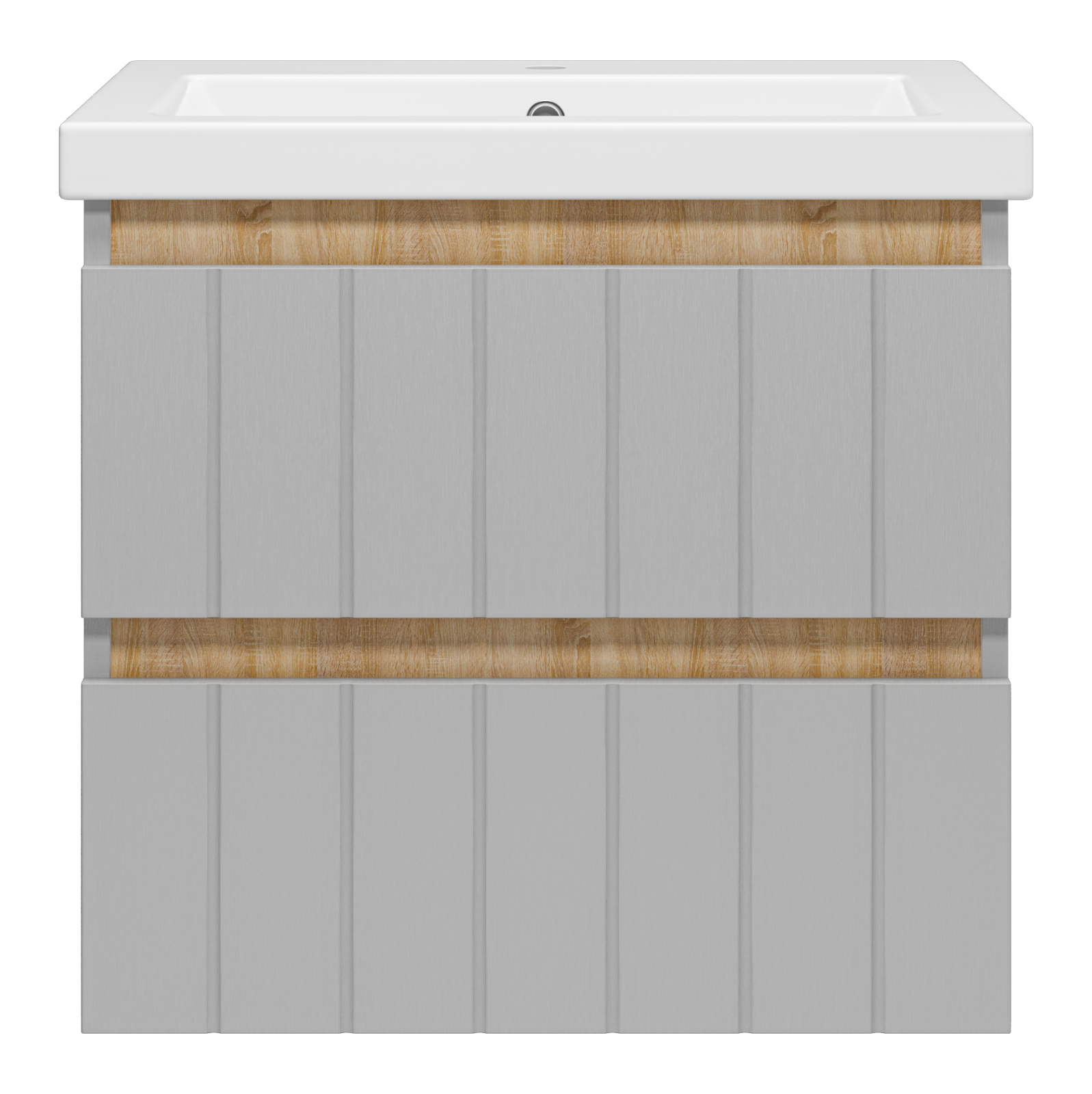 Грэй - 60 Тумба подвесная с 2 ящ. + раковина