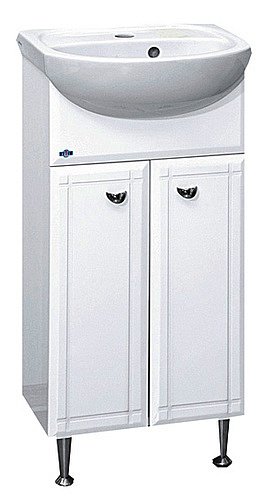 Тумба Соло -40 две прямые двери + раковина (комплект)