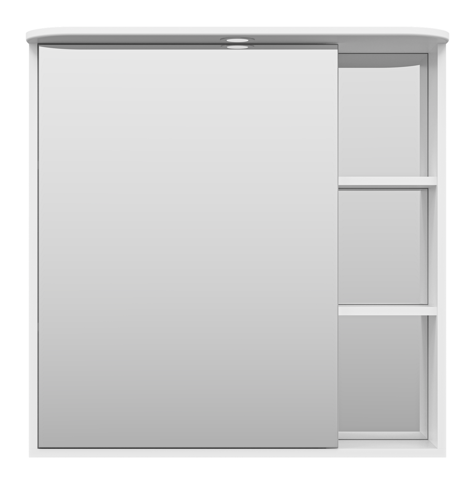 Зеркало-шкаф Венера - 80 лев. со светом белое