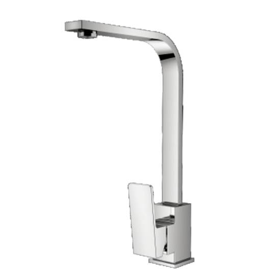 Смеситель Prohanss P60.41 для кухни высокий поворотный излив, хром