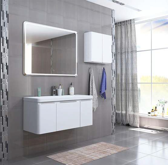 Зеркало AQUATON Шерилл 105 подсветка, сенсорный выключатель () 1A206402SH010