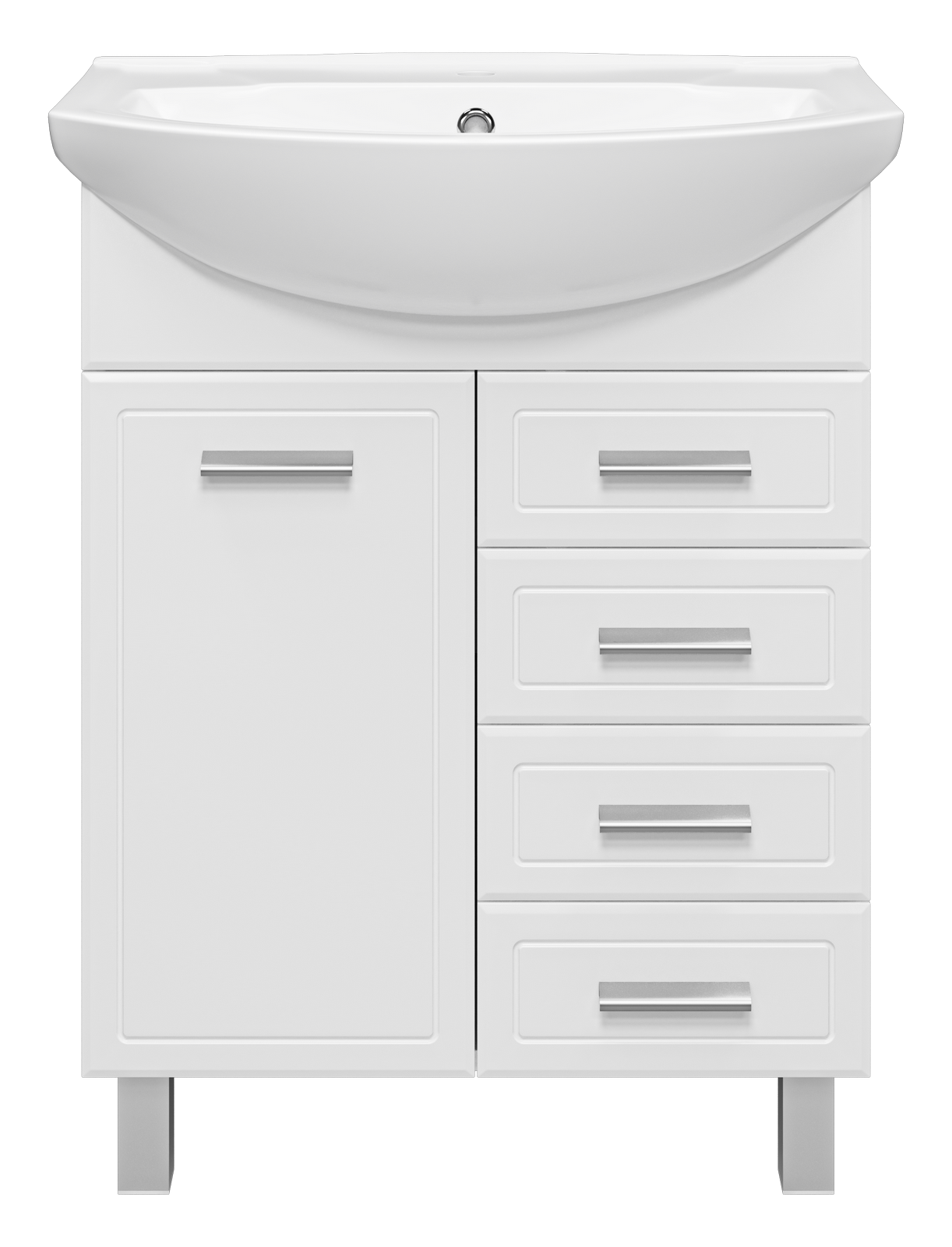 Тумба Стелла -65 с 4-мя ящ.+ раков. Б/К вертик.