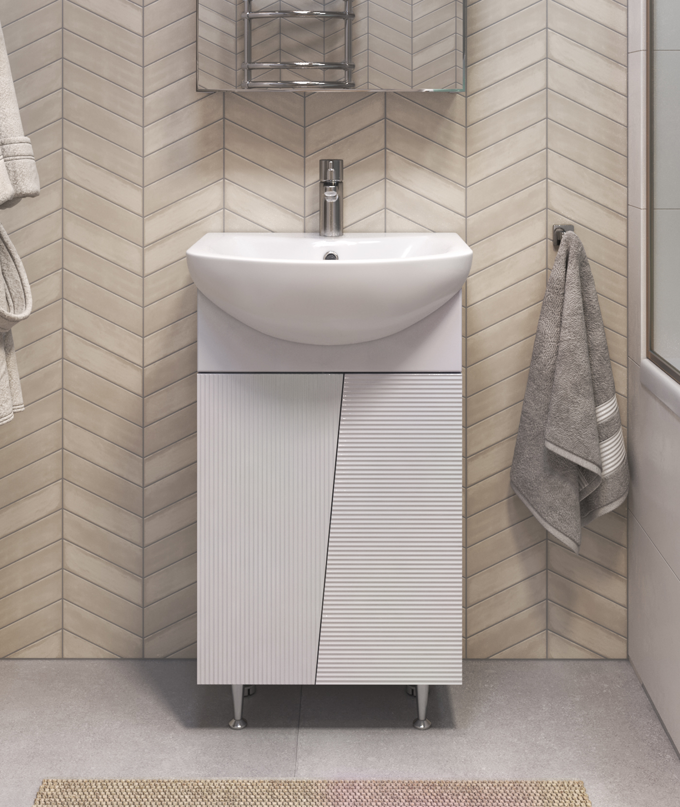 Тумба под раковину Selena 500-2-0 (Балтика)