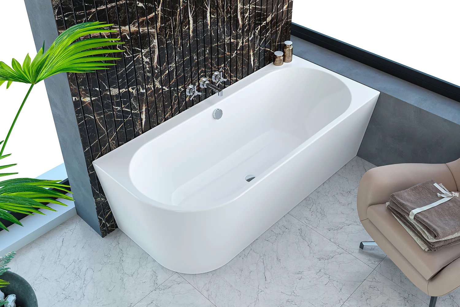 Ванна DREAM SP 180x80 L