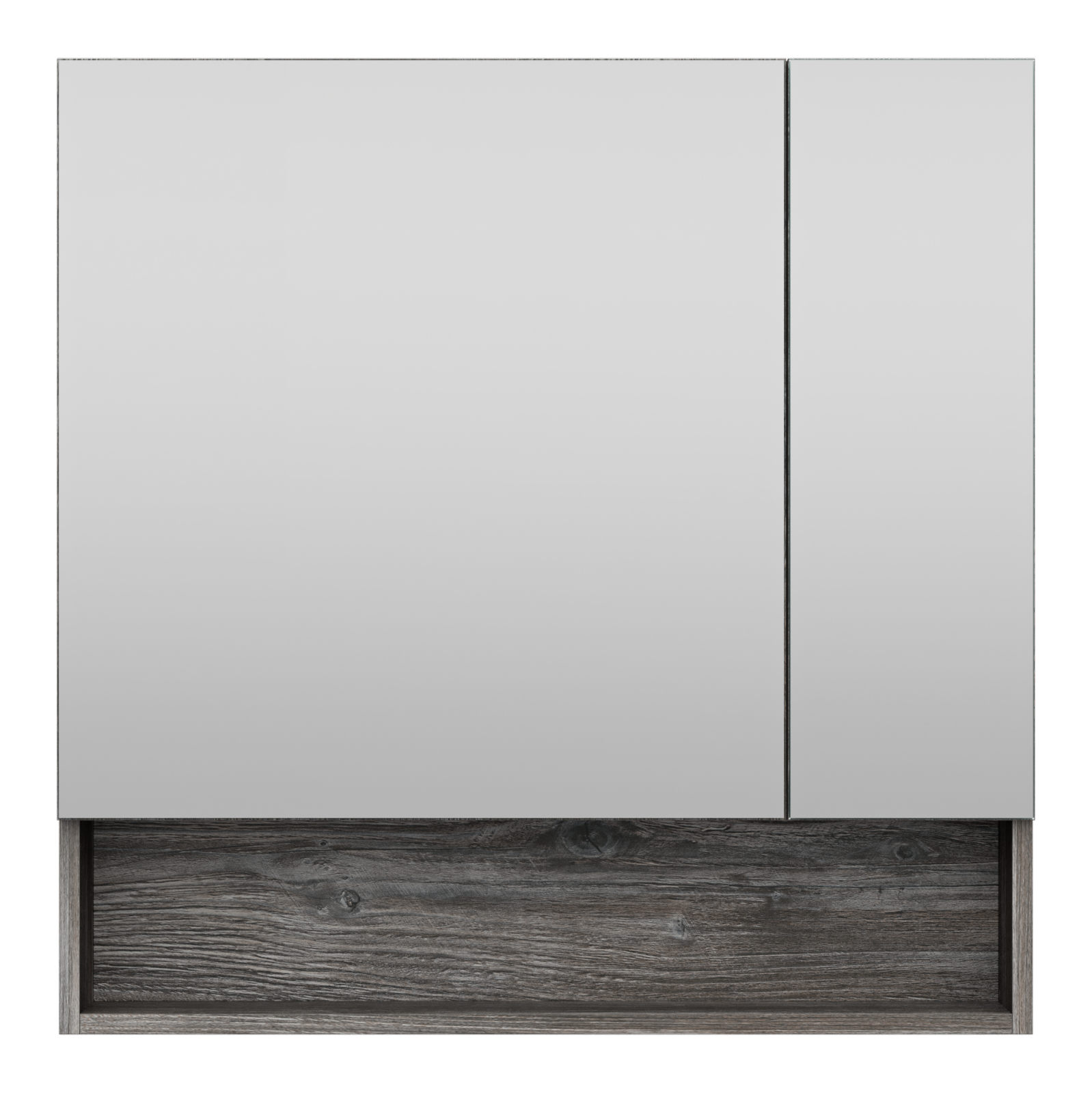 Зеркало-шкаф Темза - 75 с полочкой