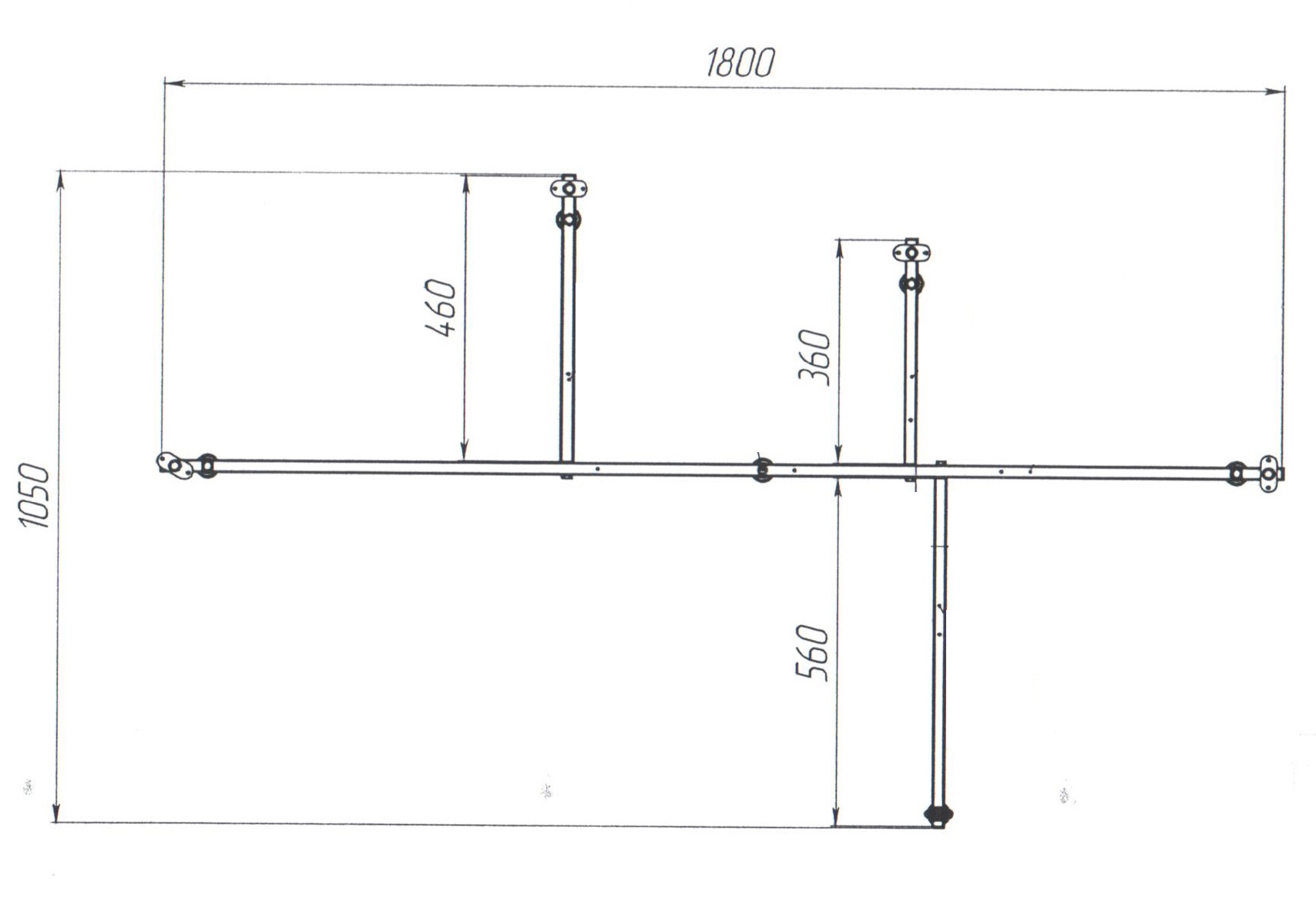 Рама разборная DIANA 160