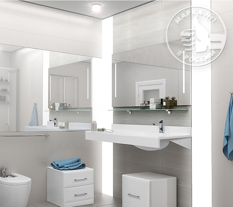 Раковина AQUATON Отель1000, белая () 1A70083NOT01R в магазинах СантехГид