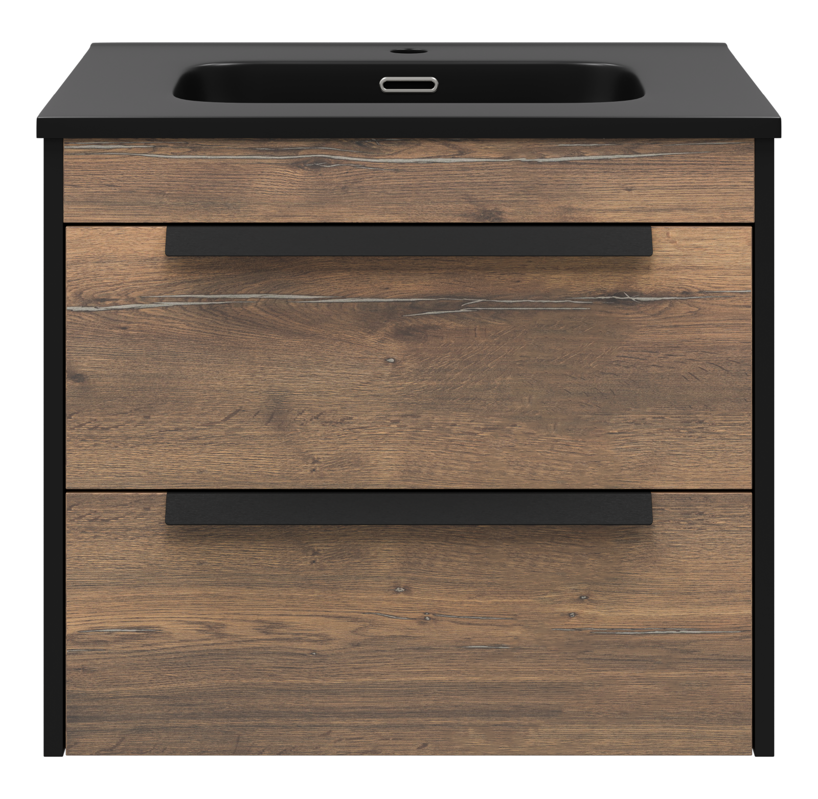 MONSOUR - 60 Тумба подвесная с 2 ящ. + раковина