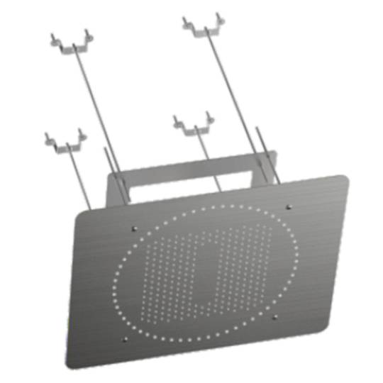 Потолочный тропический душ 590*480мм(нерж) 2-режима RAGLO R452.03.09