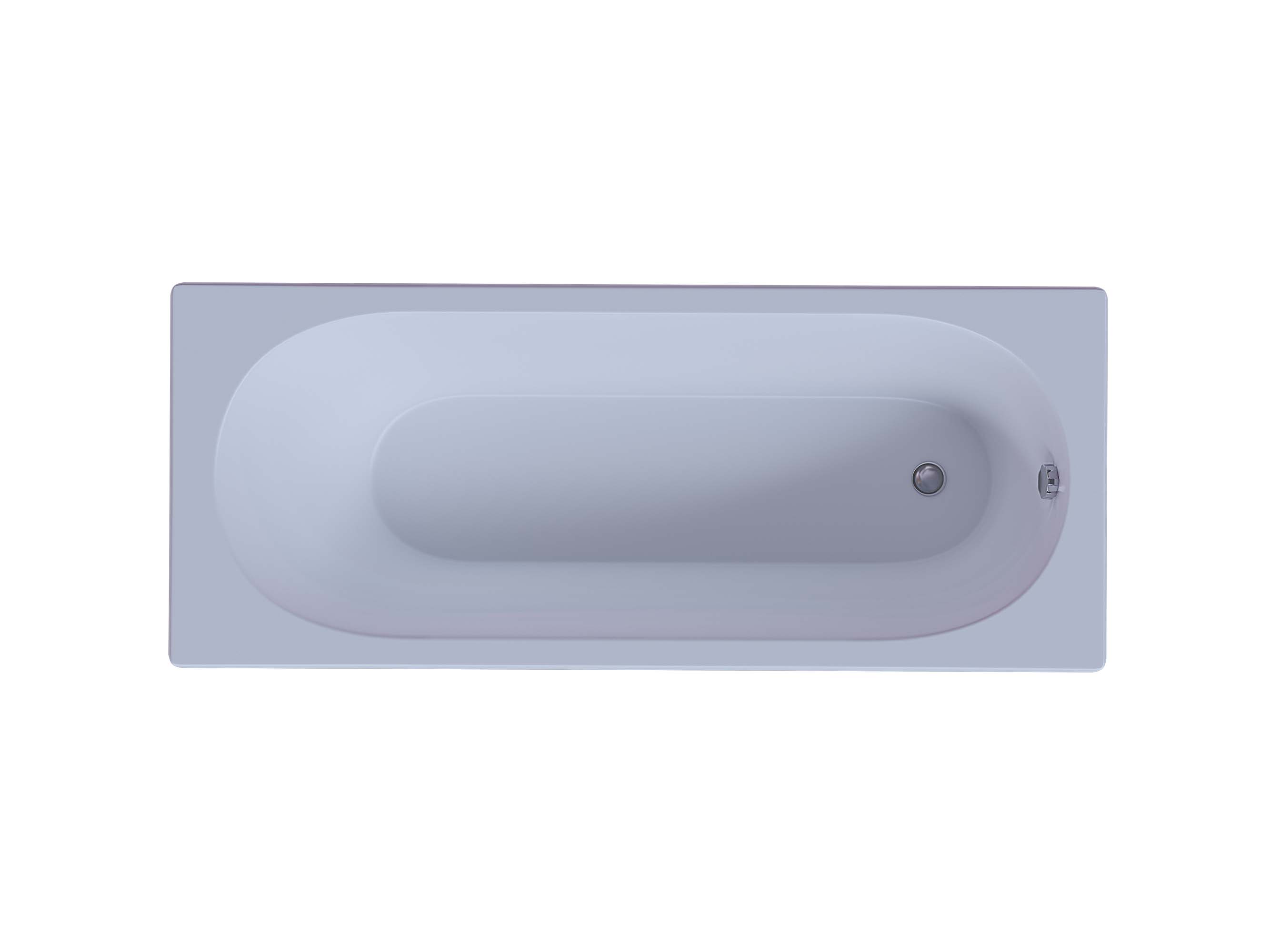 Акриловая ванна Aquatek Оберон 180x80 прямоугольная, слив справа, с каркасом и экраном, без гидромассажа