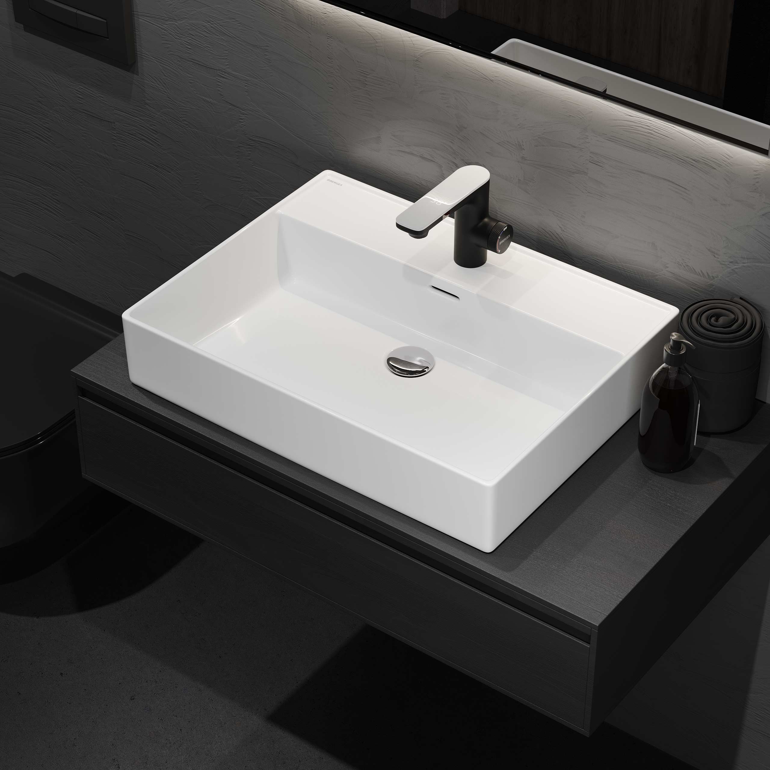 Раковина BERGES Ego, 60х46,5 см в магазинах СантехГид