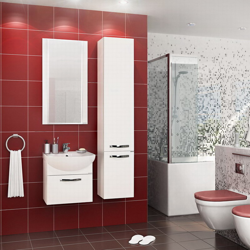 Зеркало AQUATON Ария 50 белое () 1A140102AA010 