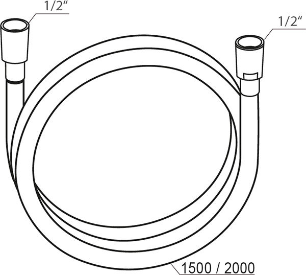 Душевой шланг Ravak 150 см, SilverShine 914.00 X07P338