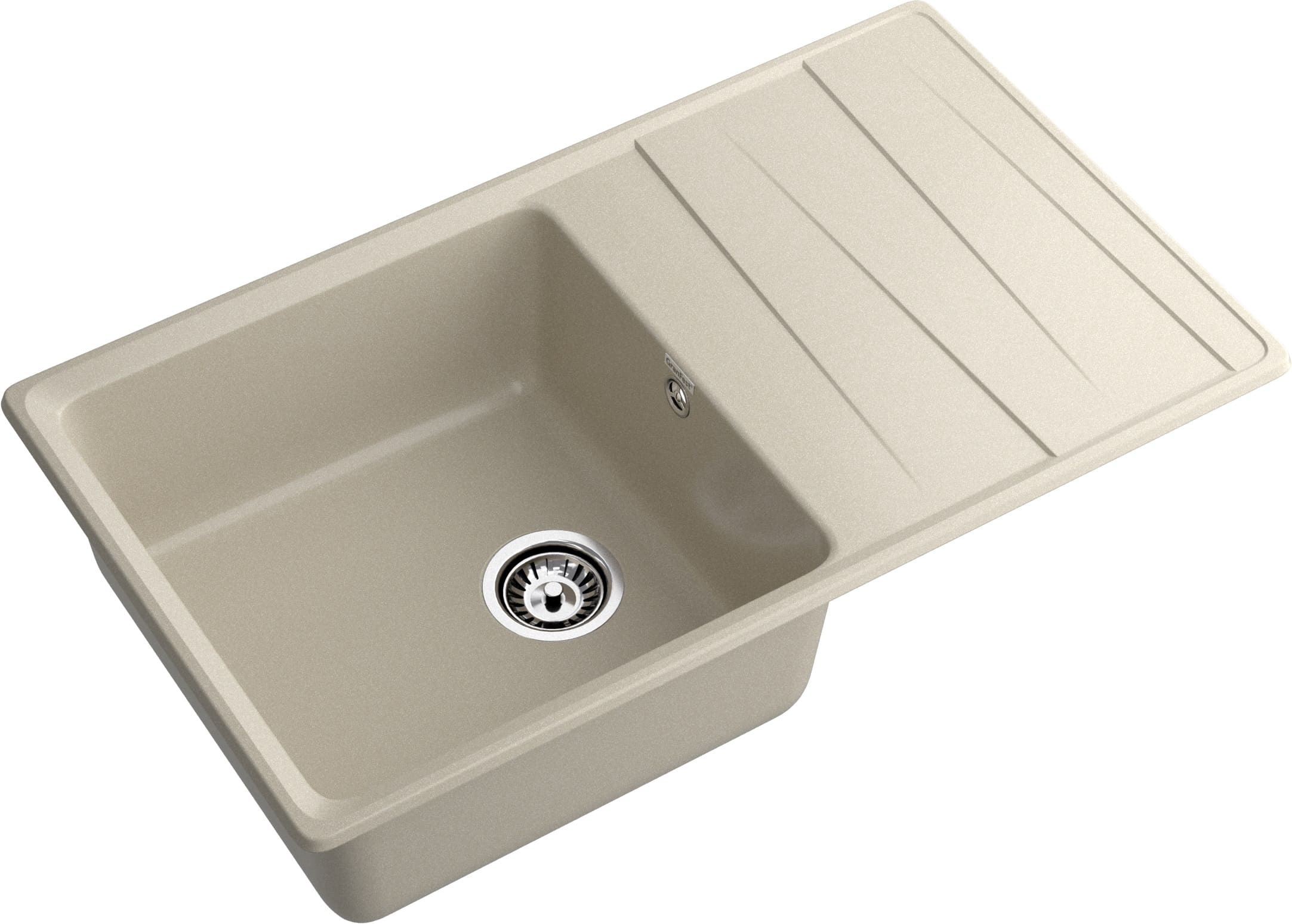 GRANFEST Мойка композит LEVEL, GF-LV-860L, чаш+кр 860*500, топаз