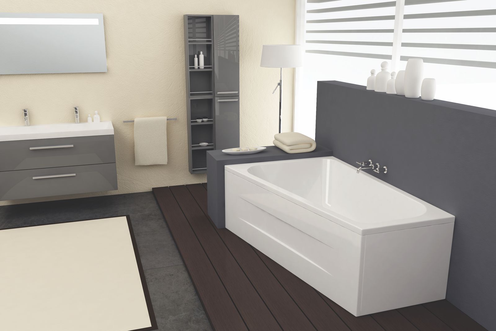 Ванна BEATRICE 170x110 D