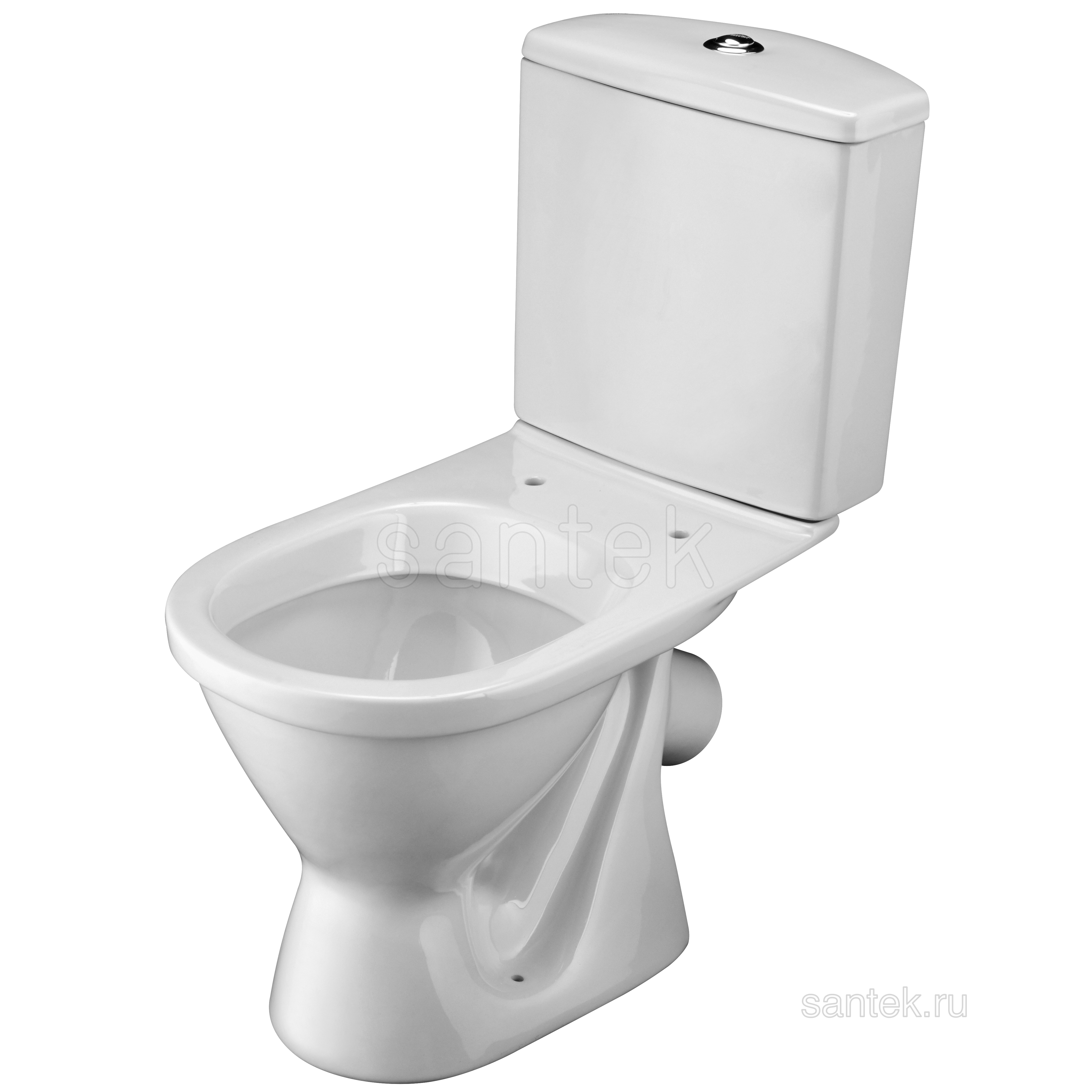Унитаз-компакт Алькор к/вып н/под 2реж в/к PP Santek 1.WH30.2.196