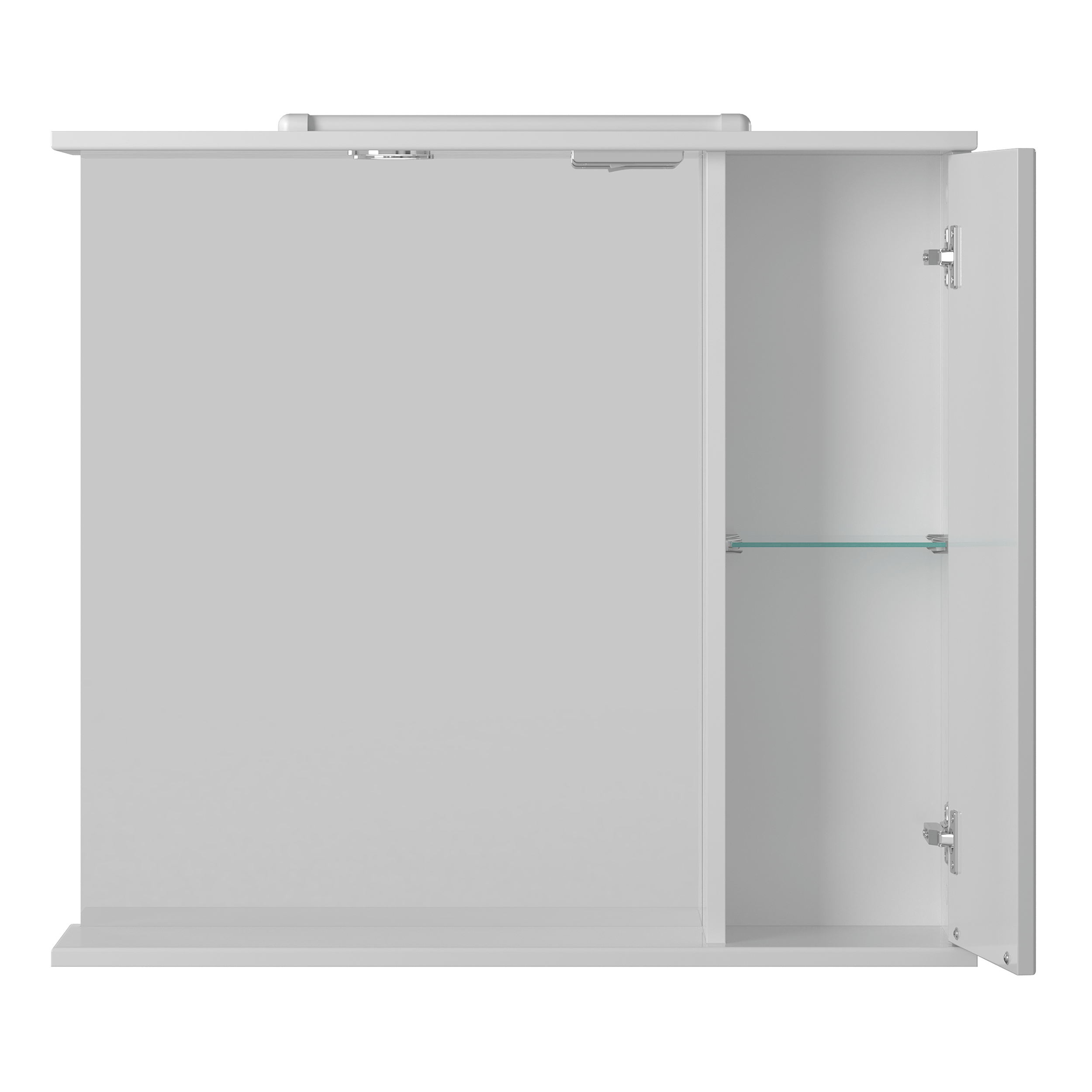 Зеркальный шкаф Briz Бриз 
левый 75 см, белый глянец