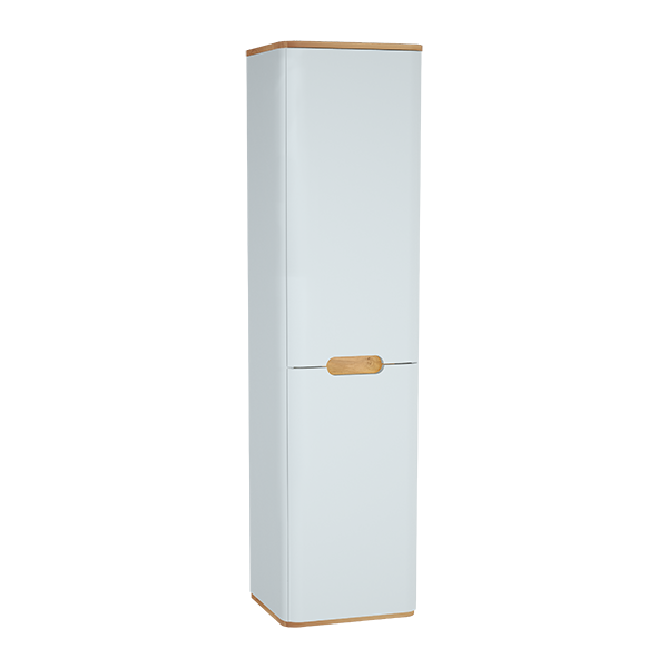 60842 Sentо Пенал с корзиной для белья 40 см цвет матовый белый правый  VITRA