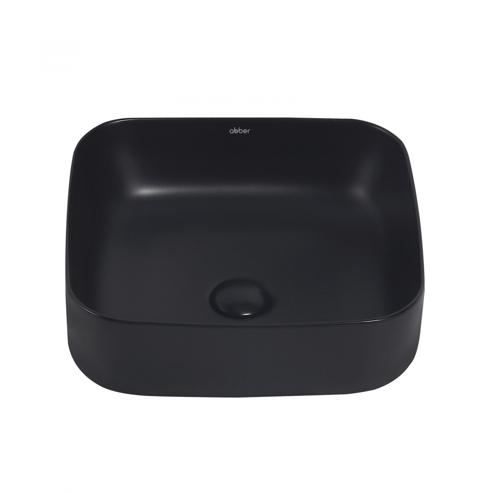 Раковина накладная ABBER Rechteck AC2211MB черная матовая в магазинах СантехГид