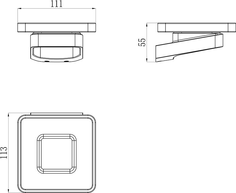 Держатель с мыльницей (стекло) Ravak TD 200.00, X07P354