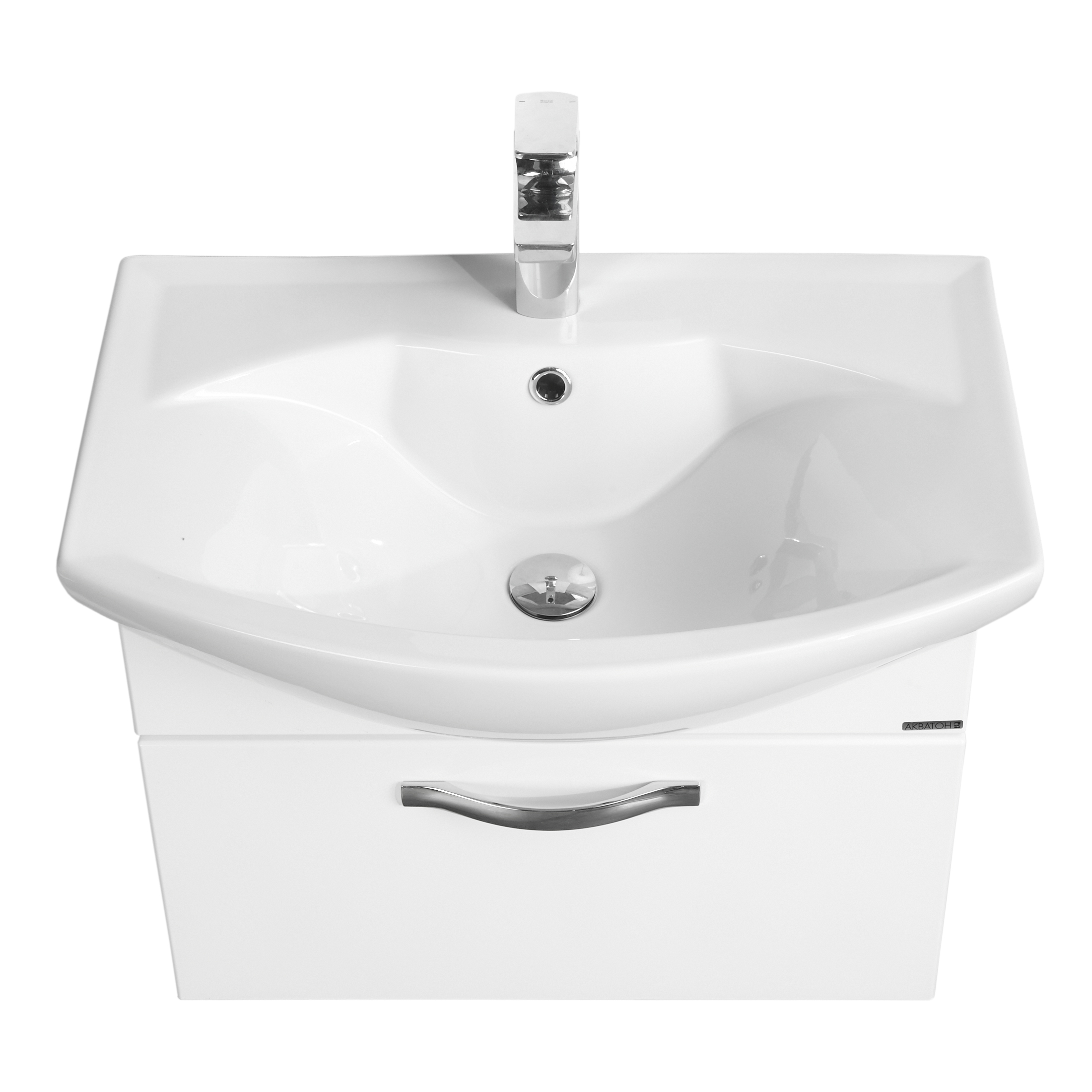 Тумба под раковину AQUATON Ария 65 белый 1A134001AA010