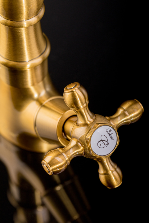 Смеситель для биде TRADIZIONALE ORO двуручковый