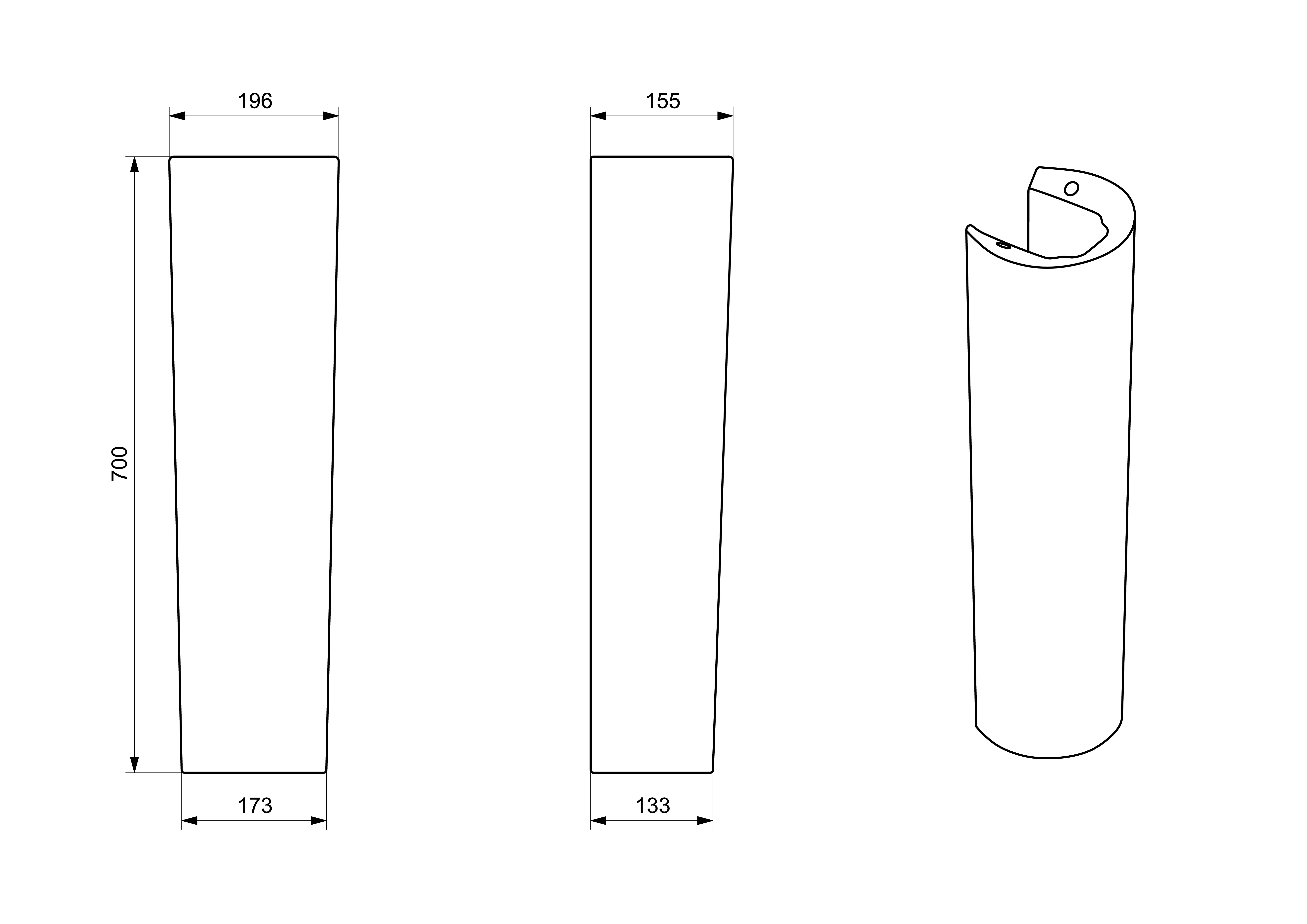 Пьедестал Santek для раковины Бореаль (БСК) 1WH110591 в магазинах СантехГид