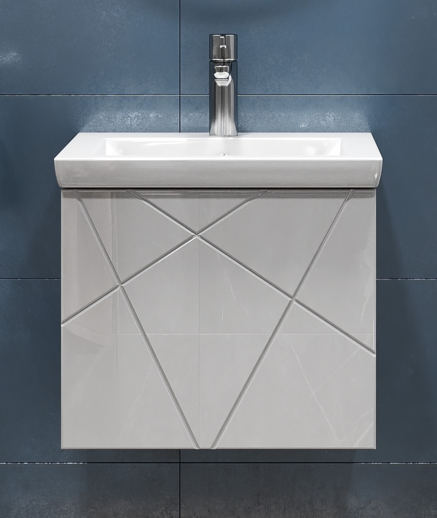 Тумба под раковину Geometry 500-0-1 (Como) навесная