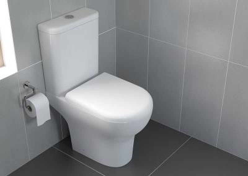 Унитаз напольный Open-back с бачком и сиденьем микролифт Zentrum 9012B003-7204