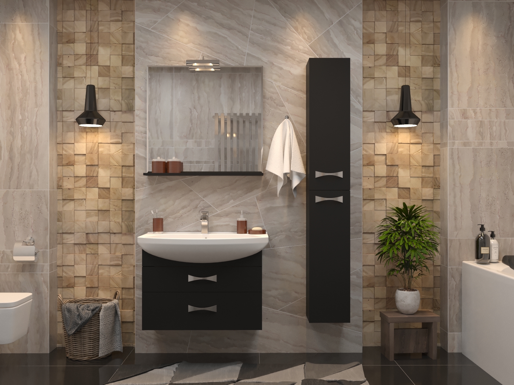 Зеркало AQUATON Адель 80 1A194002AF010 