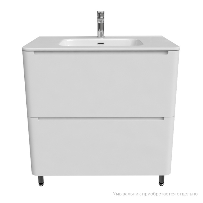 Тумба напольная, белая, 80 см, Edifice, IDDIS, EDI80WFi95. Подходит ум. 0108000i28