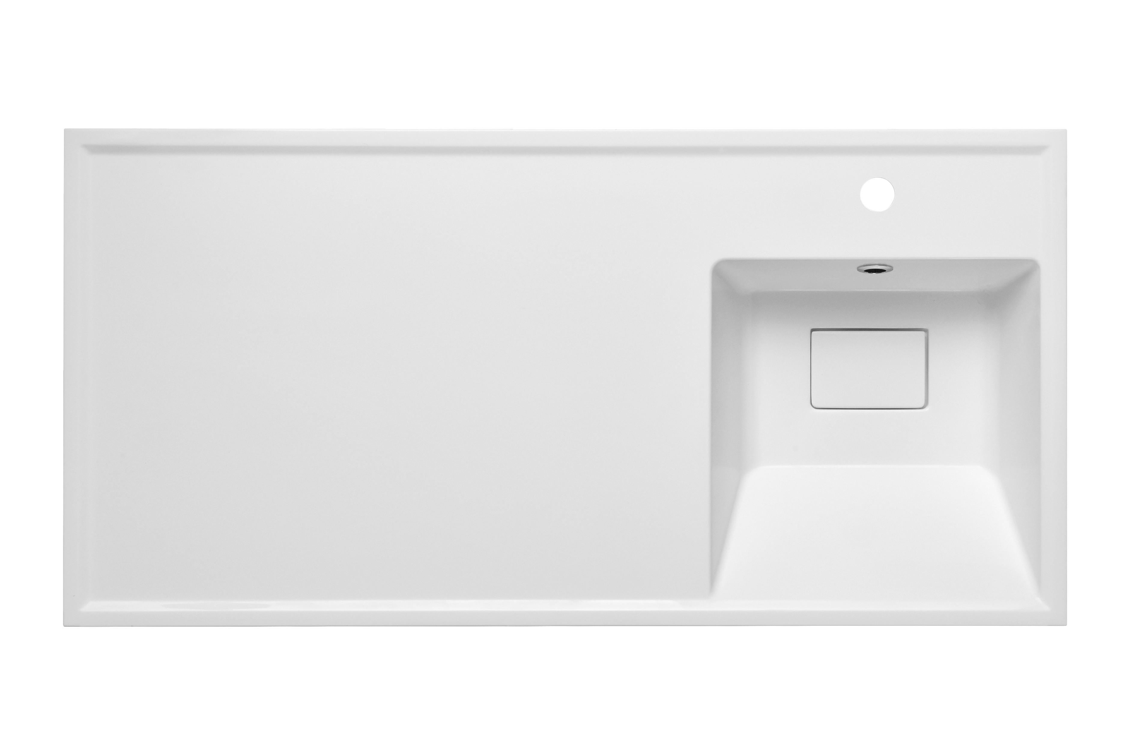 Раковина AQUATON Лайн 1000 правая, белая 1A72073KLF010 в магазинах СантехГид