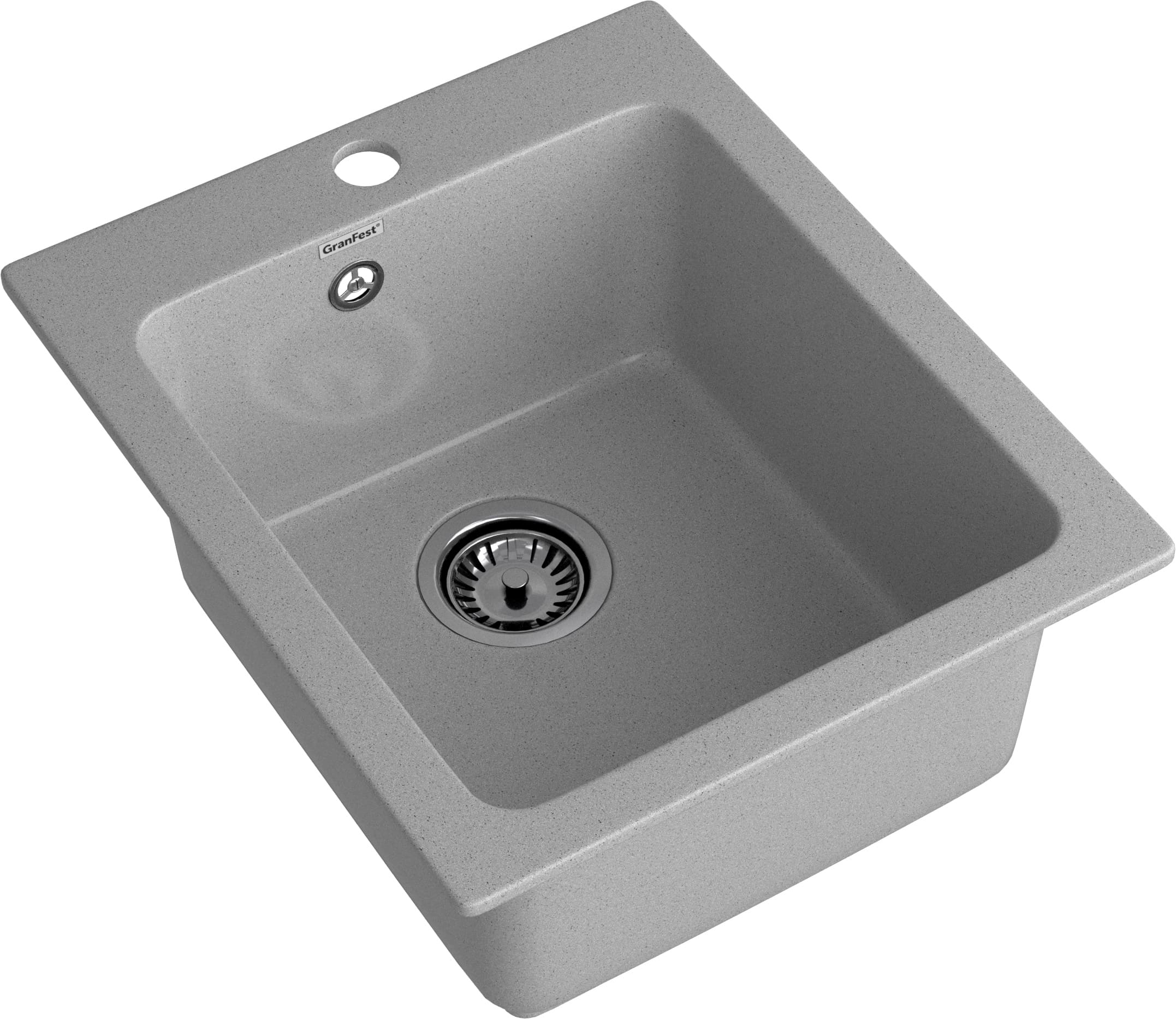 GRANFEST Мойка композит PRACTIK  GF-P--505  1-чаш. 427*505 мм  серый арт.GF-