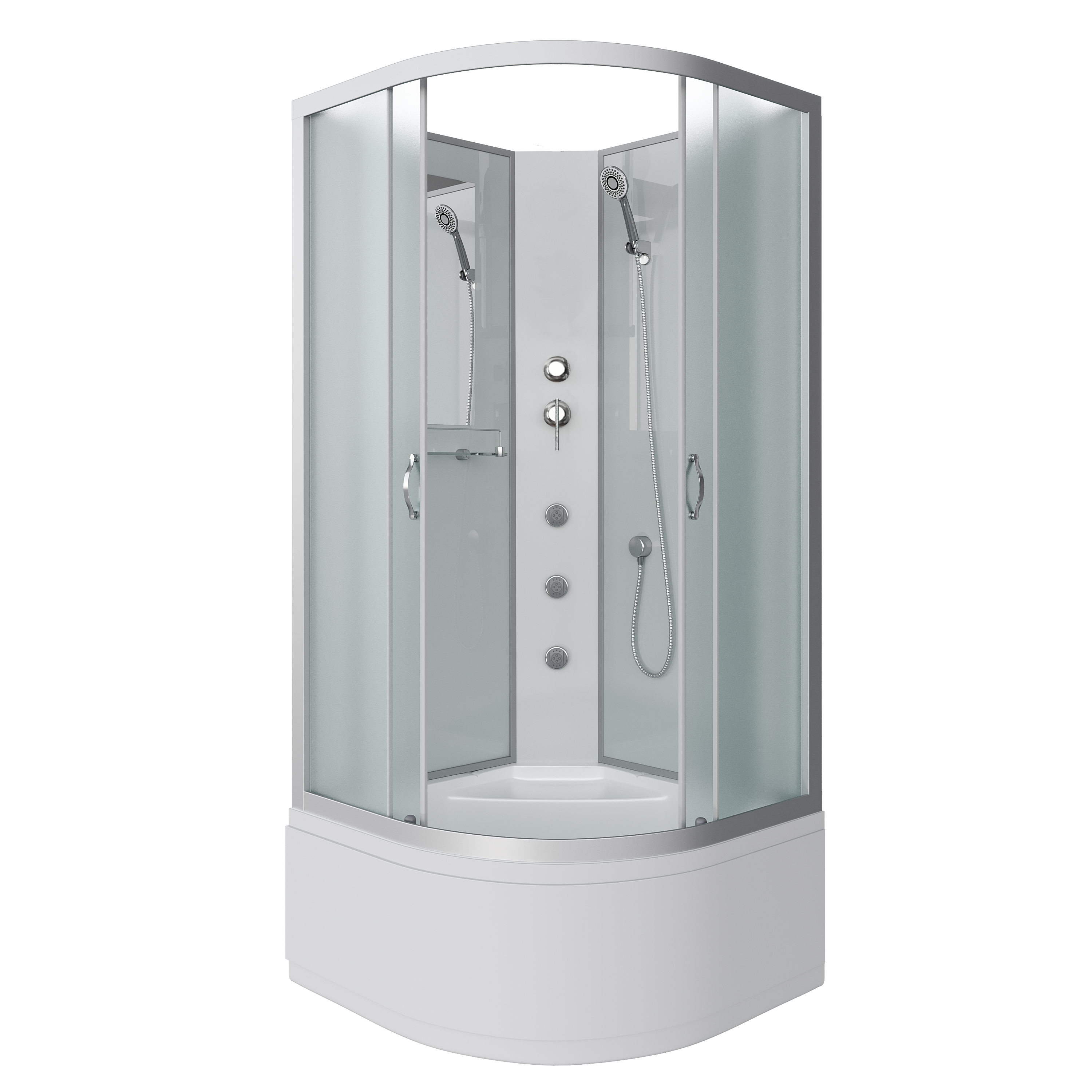 Душевая кабина Niagara Classic NG-2307-14BKG (80х80х200) высокий поддон(40см),стекло матовое,4 места