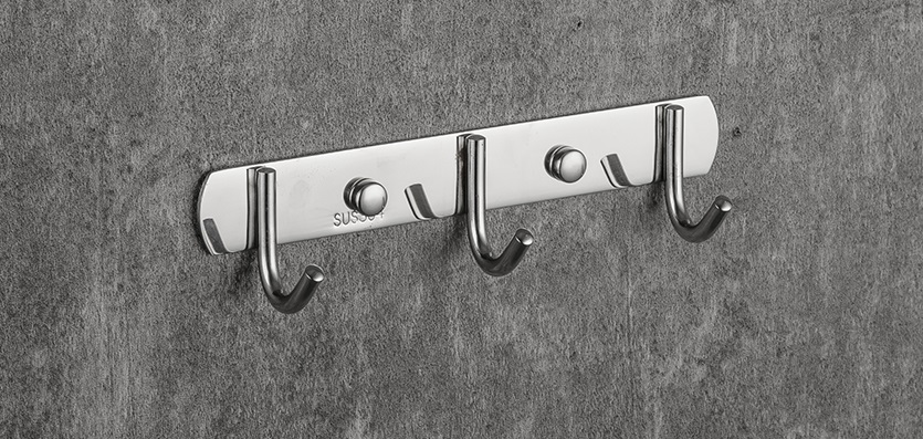 Вешалка 3 крючка хром Frud R201-3