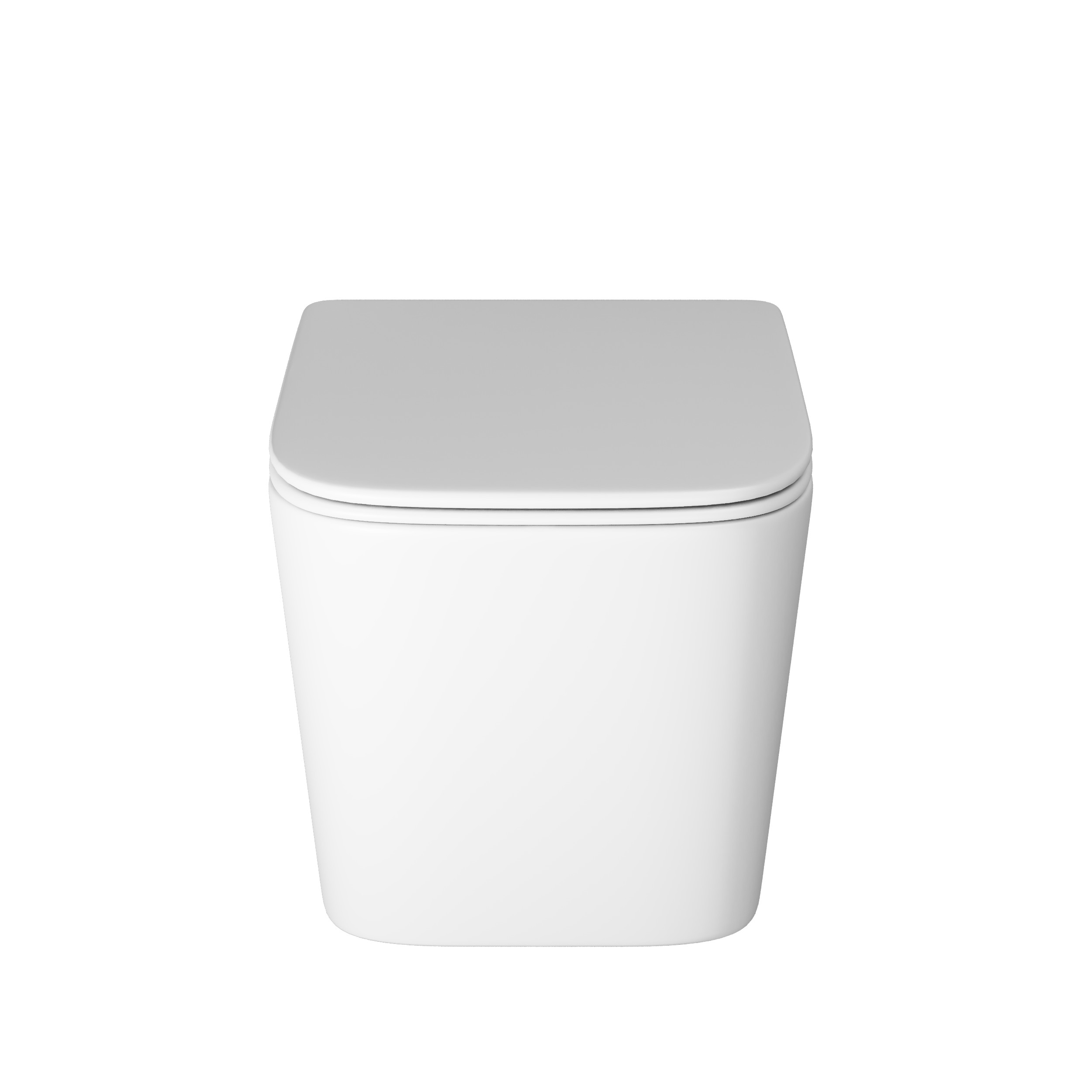 Унитаз подвесной Grossman (485х340х290) безободковый,смыв торнадо,белый матовый с тонкой GR-4404MSQ