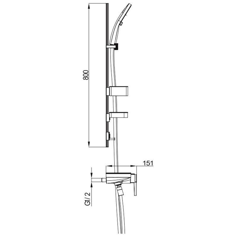 Смеситель для ванны хром GAPPO G3296-20