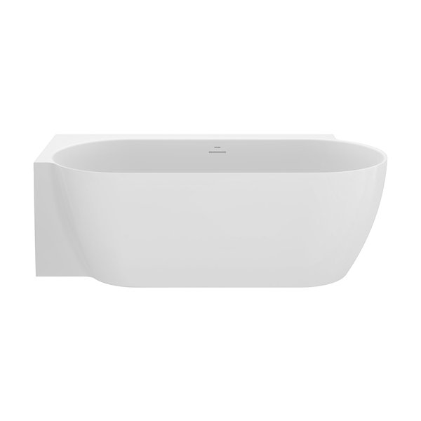 Ванна FREEDOM Corner II TEC L 1750x860 пристенная БЕЛАЯ (слив-перелив - БЕЛЫЙ)