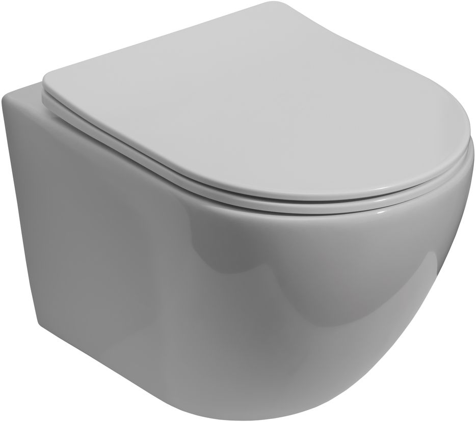 Унитаз подвесной Aquanet Rimless LX-1900 Cetus W Short