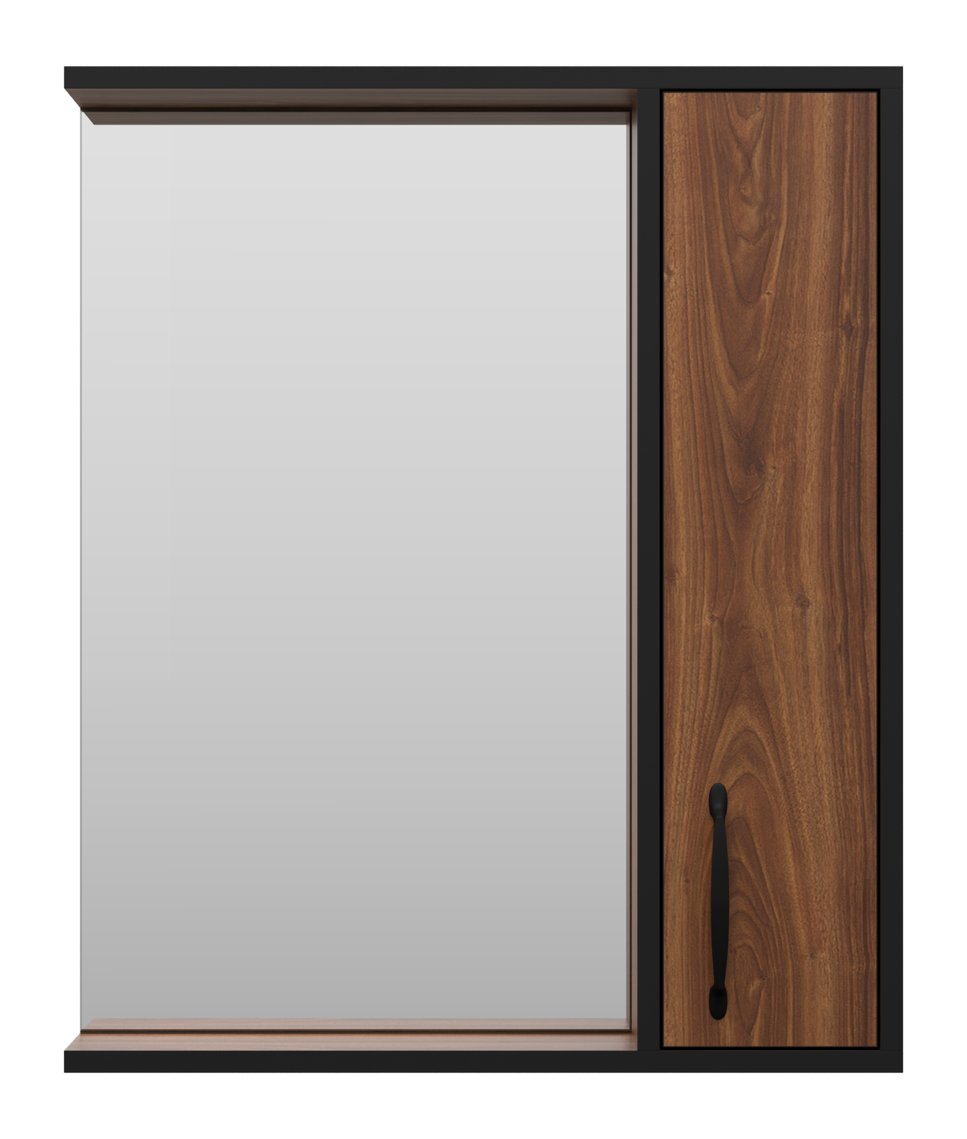 Зеркало Кедр - 60 с 1 шкавчиком правый Misty