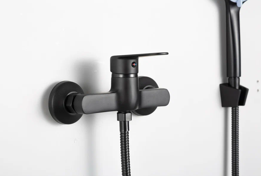 Смеситель для ванны черный FRUD R20156-6