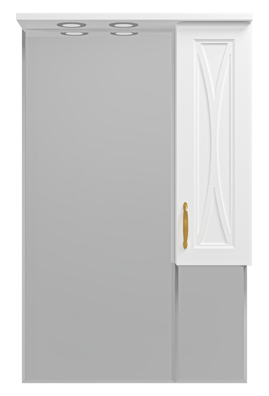 Зеркало-шкаф Амбра - 65 прав. (свет)