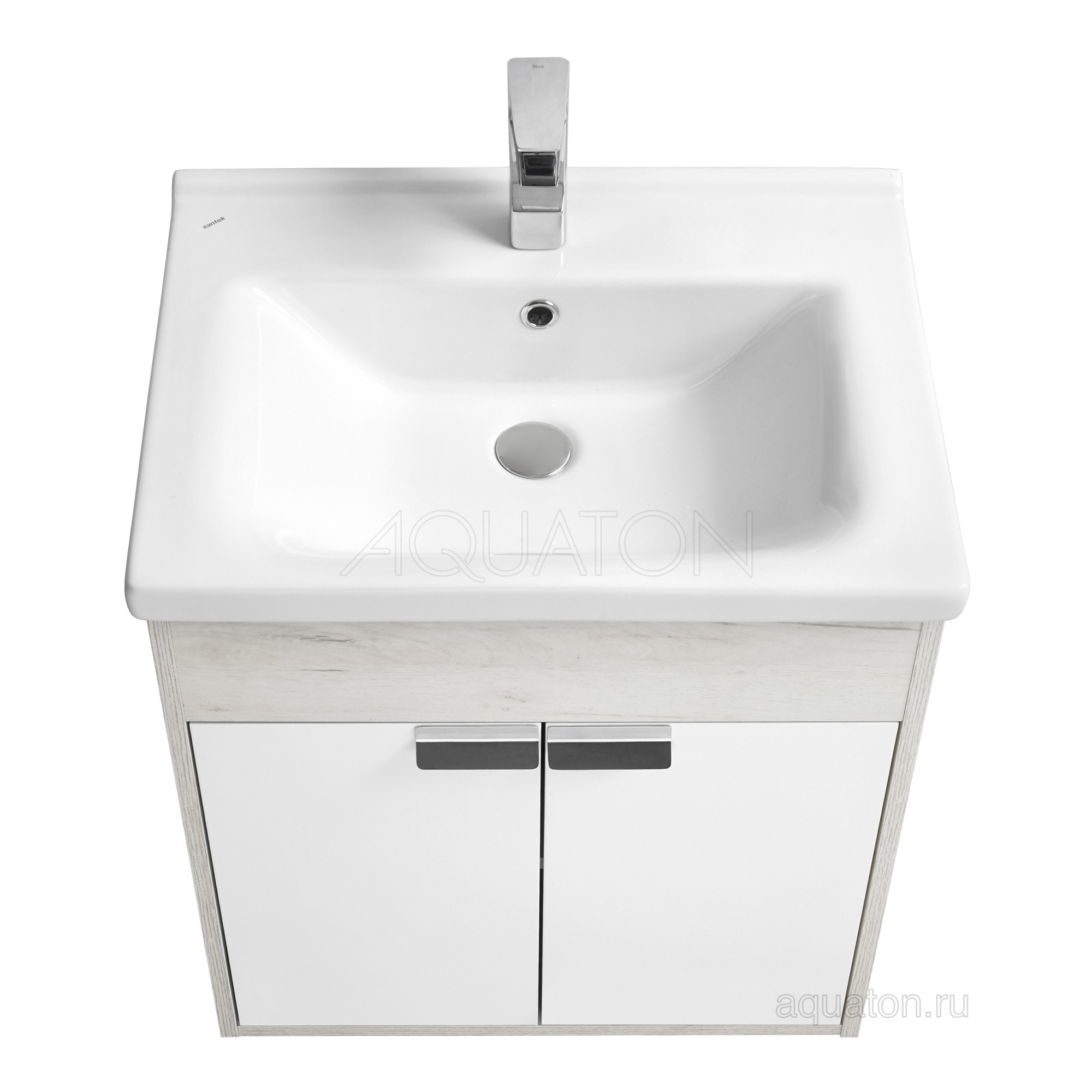 Тумба под раковину AQUATON подвесная, дуб крафт () 1A237301FAX10