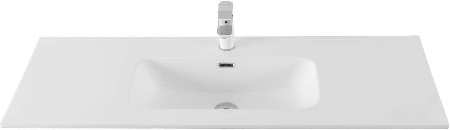 Раковина Aquanet Flat 120 белая матовая