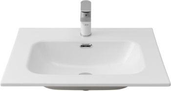 Раковина Aquanet Flat 60 белая в магазинах СантехГид