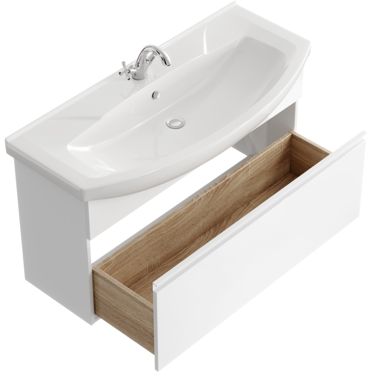 "Rodos" тумба под умывальник, цвет белый, , ТМ «AQWELLA» ROD01101