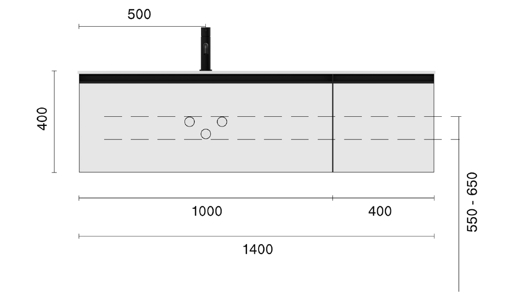Тумба ANTHRACITE профиль ANTHRACITE