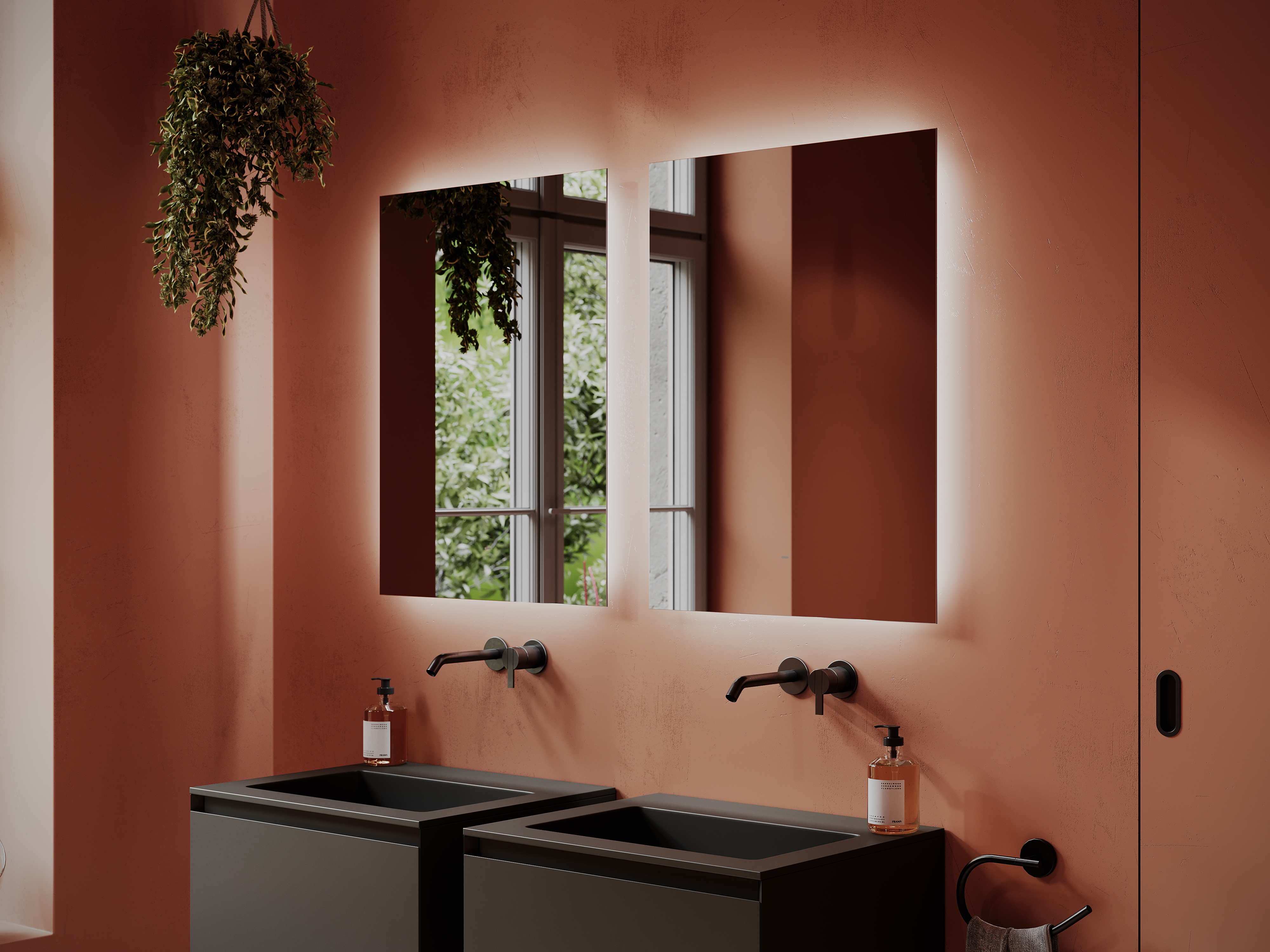 Зеркало Sancos Поле / Square SQ600 60x80 светодиодная подсветка 6000K 