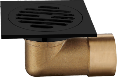 Душевой трап латунь/чёрный GAPPO