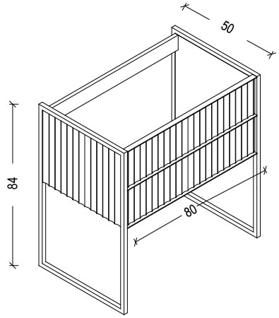 Тумба MONACO 80см h84см бордо глянец + хром под раковину моноблок
